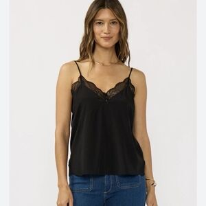 lovestitch Black Lace Trim Camisole